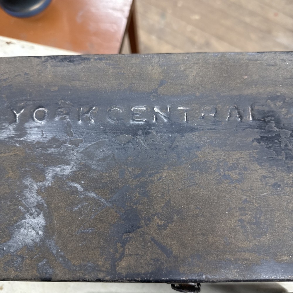 Antique Railroad Tool Box - And First Aid New York Central System