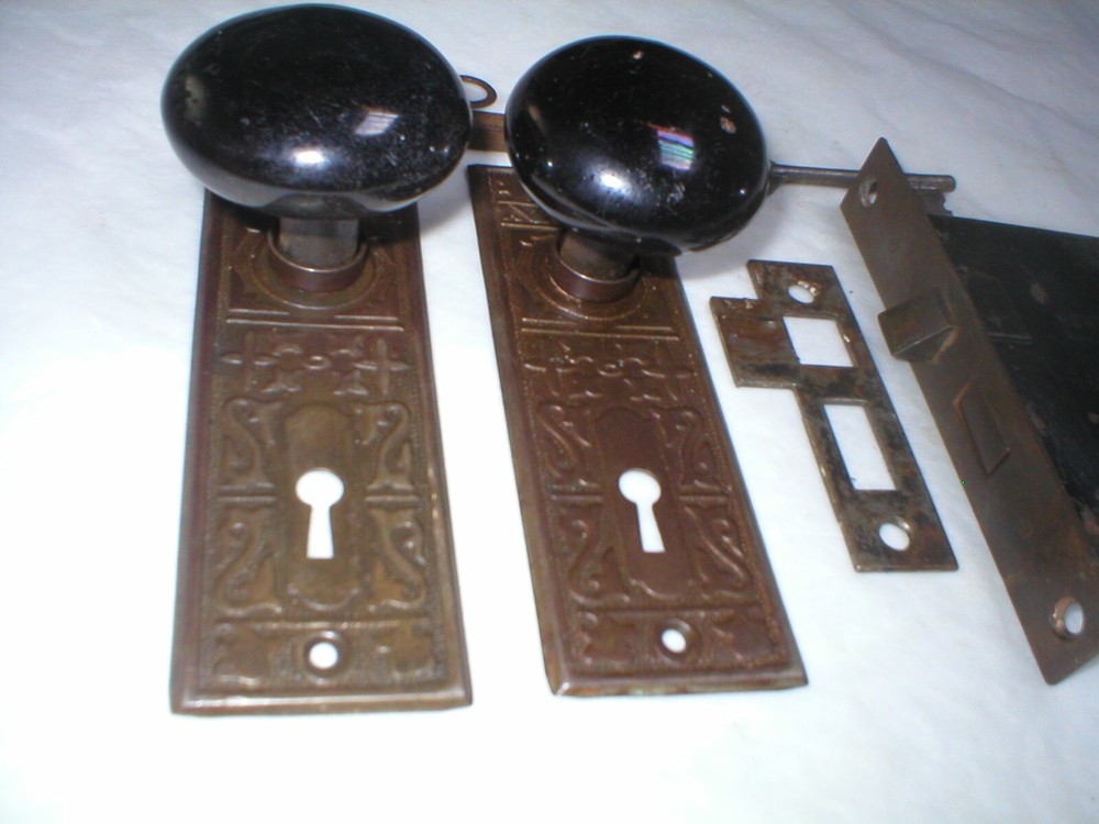 Antique Victorian Era Door Hardware
