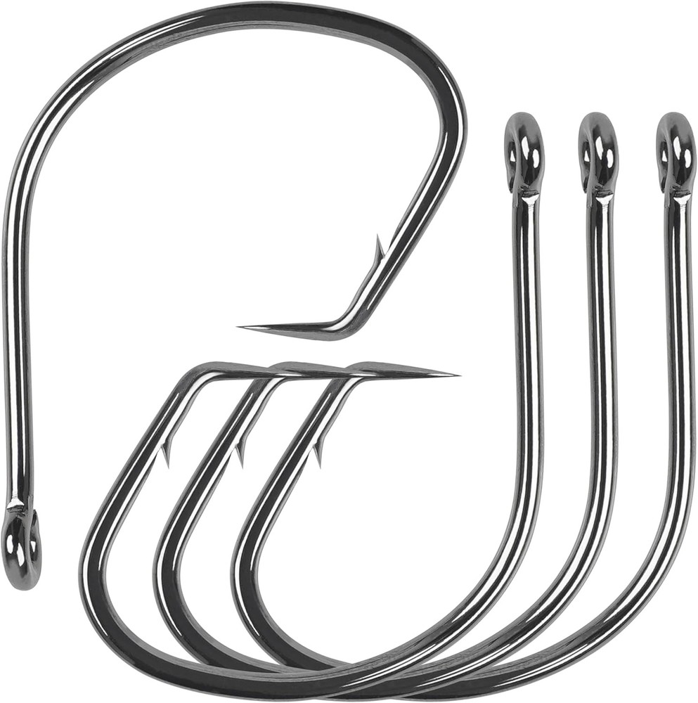 Fishing Circle Hooks Saltwater, Catfish Hooks Offset Circle Ocus