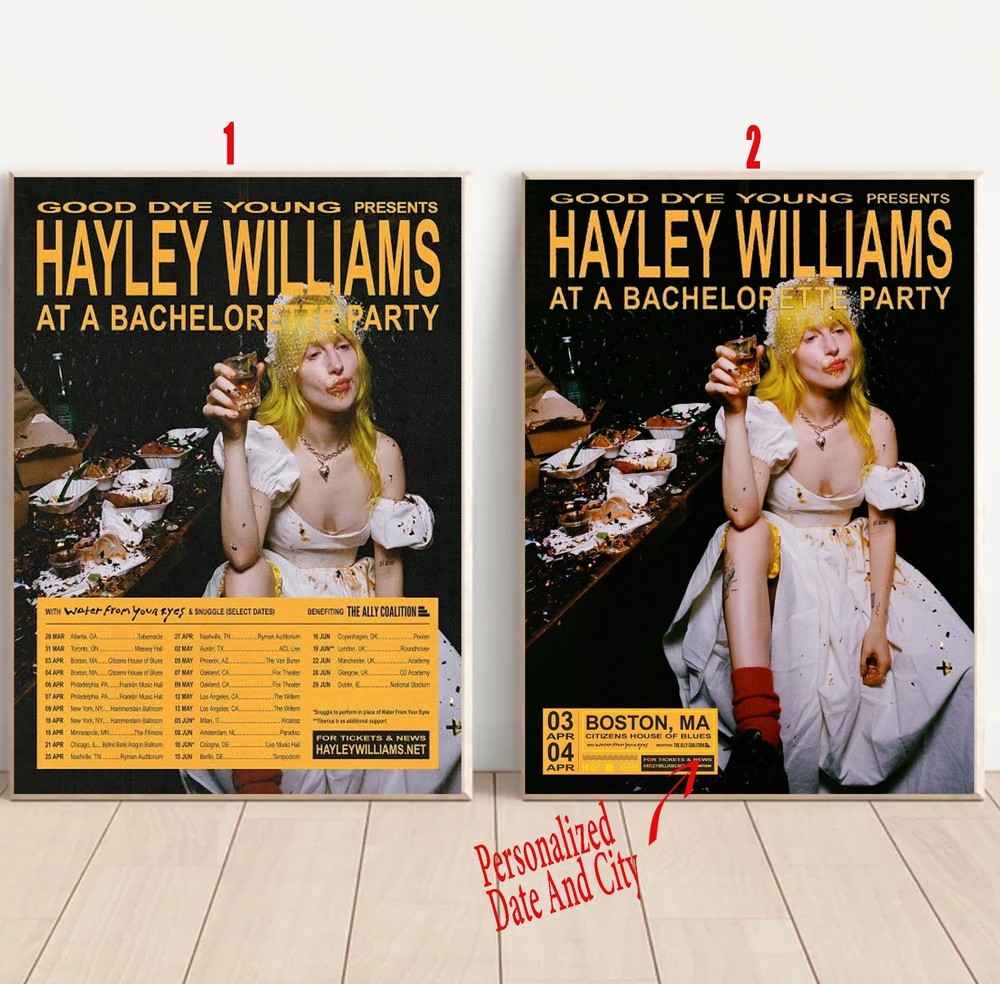 Hayley Williams 2026 Tour Poster
