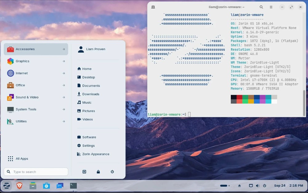 Zorin OS 18 Core Linux Bootable USB 3.0 64-bit | Live & Install | 32GB