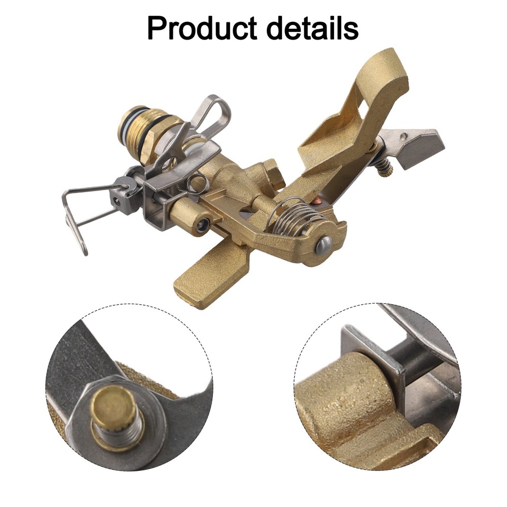 Copper Construction Garden Sprinkler with Efficient Water Saving Design