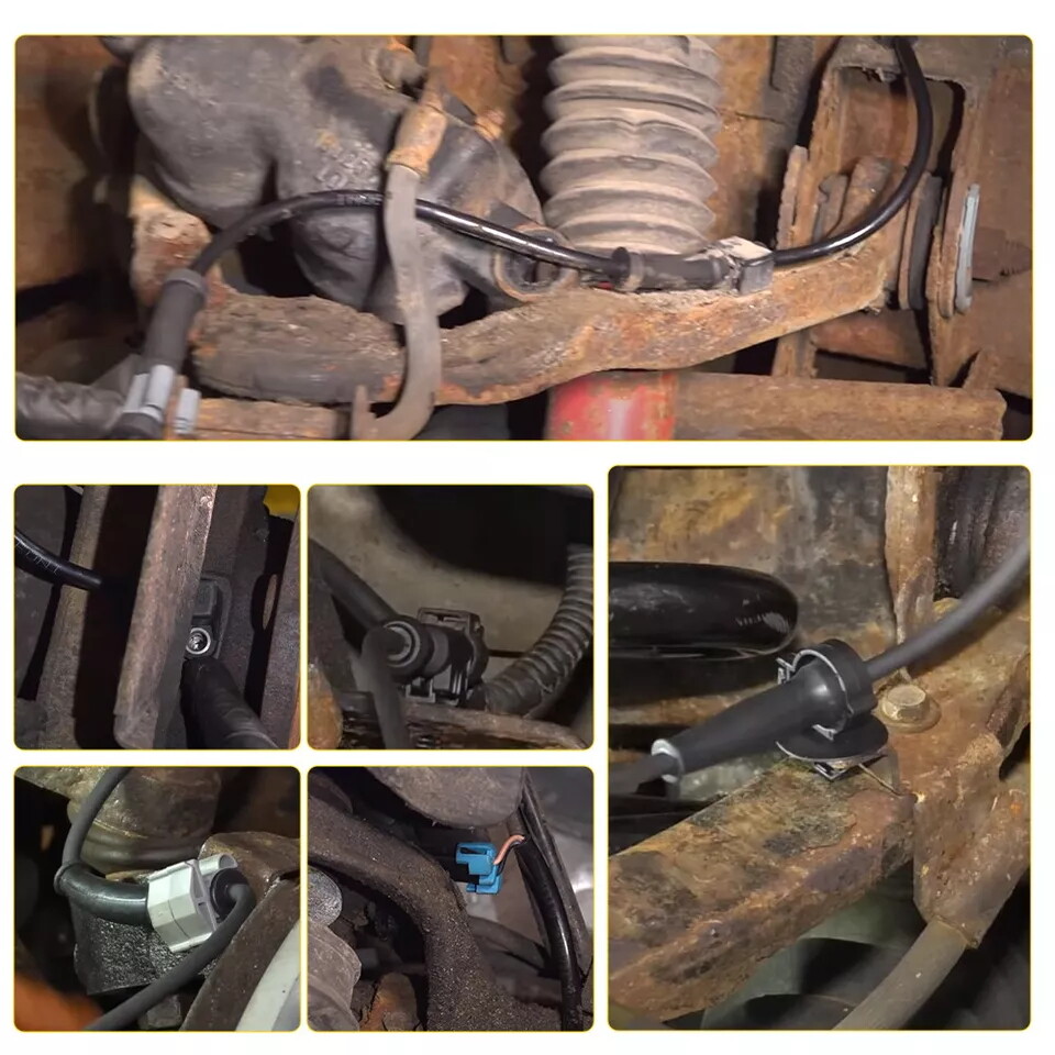 2 x Front & Rear ABS Wheel Speed Sensors for Chevy Avalanche 1500 2500 GMC Yukon