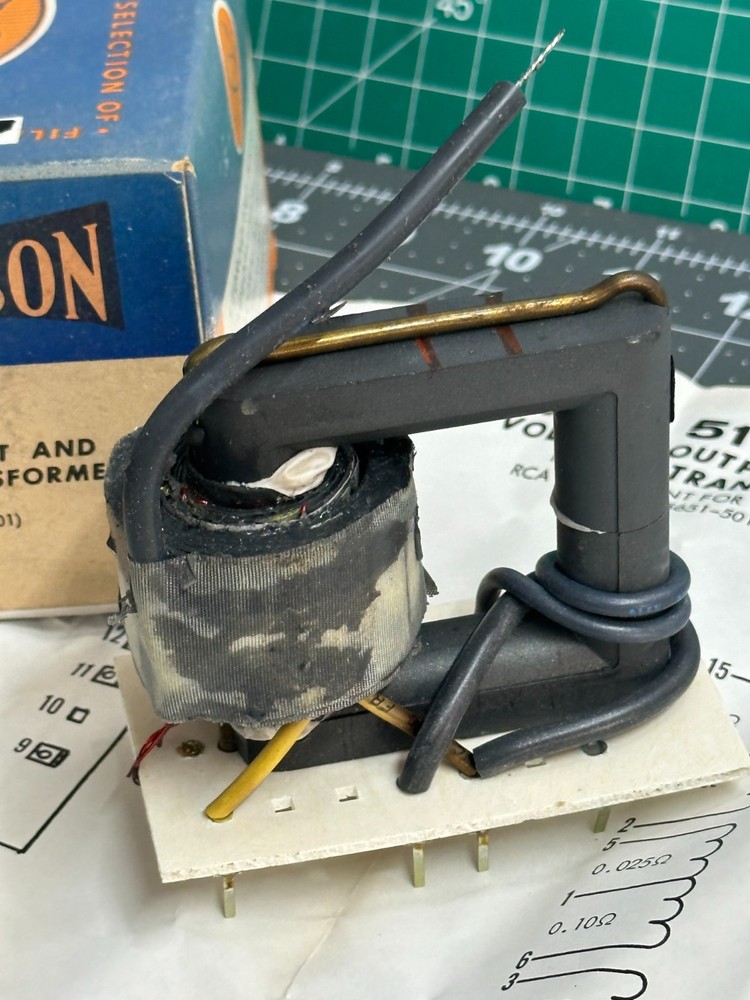 NOS Thordarson FLY-517 High Voltage Transformer Horizontal Output RCA 138751