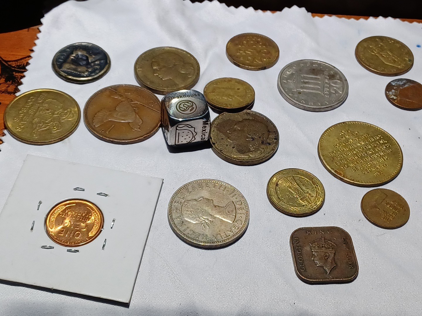 Coins, Tokens, And A Dye~