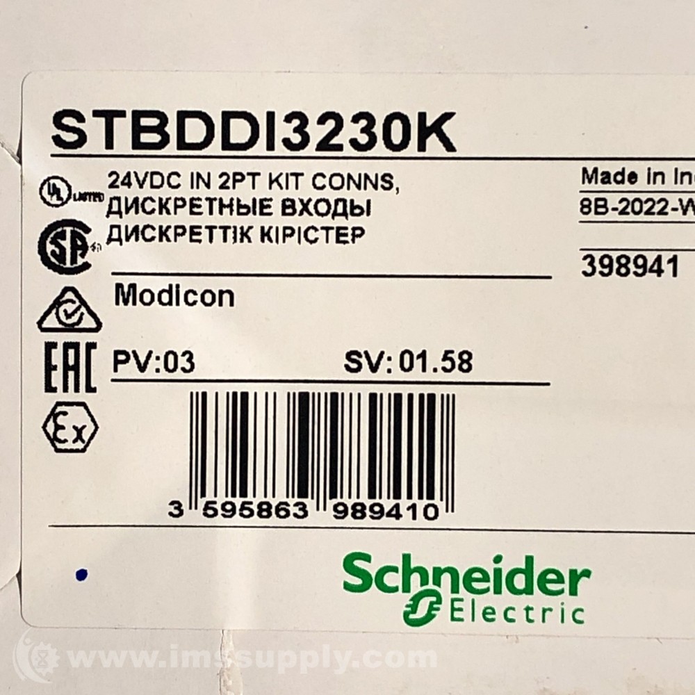Schneider Electric STBDDI3230K Digital Input Kit FNFP