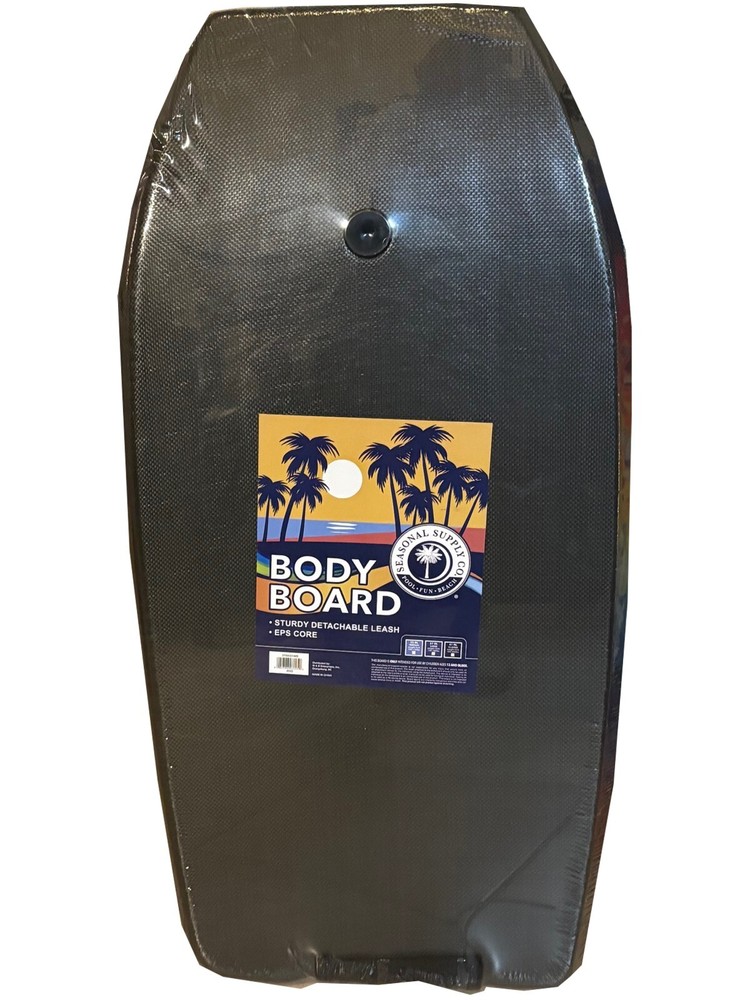 Body Board BL size 37 in Pro Shape With wrist Basic Leash Bodyboard Fire
