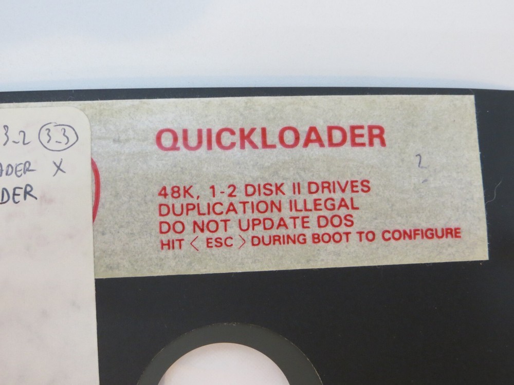 5.25" Floppy Disk DOS-PLUS / DISK ORGANIZER vintage computer software discs