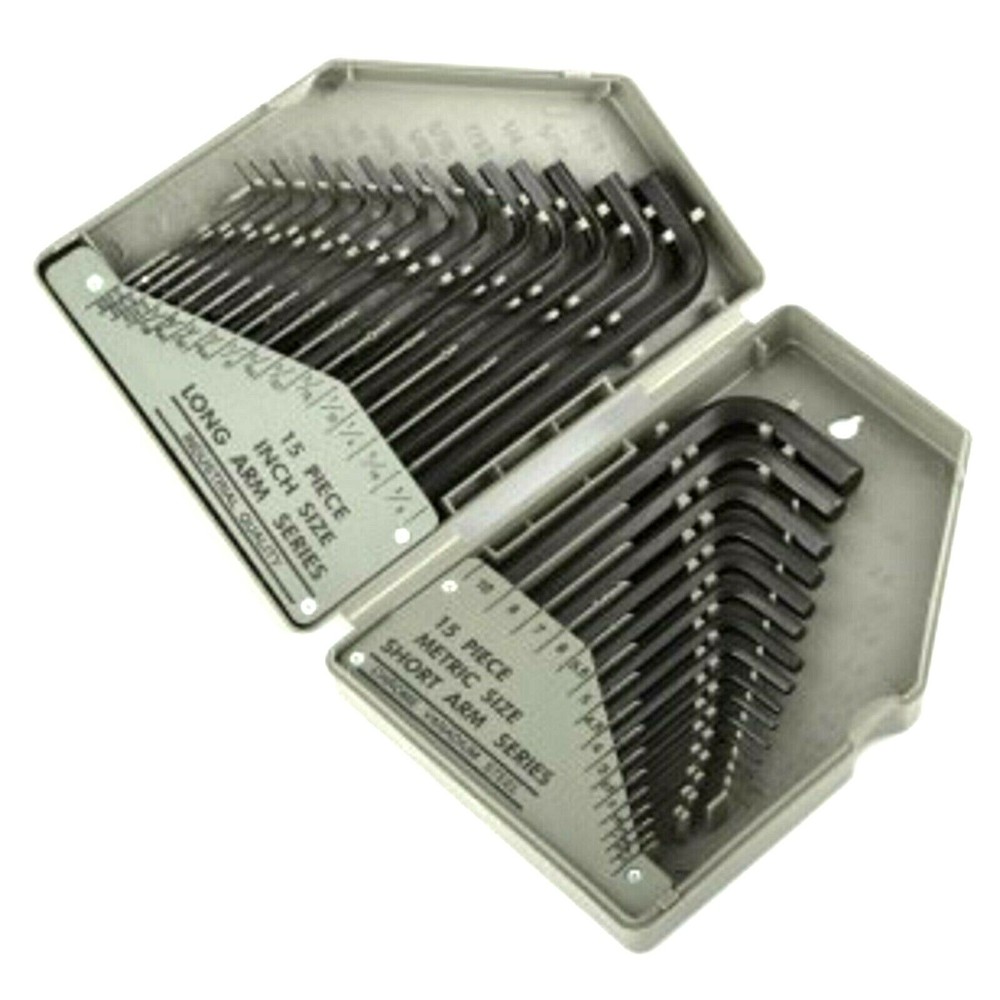 30 pc Combination Hex Key Set