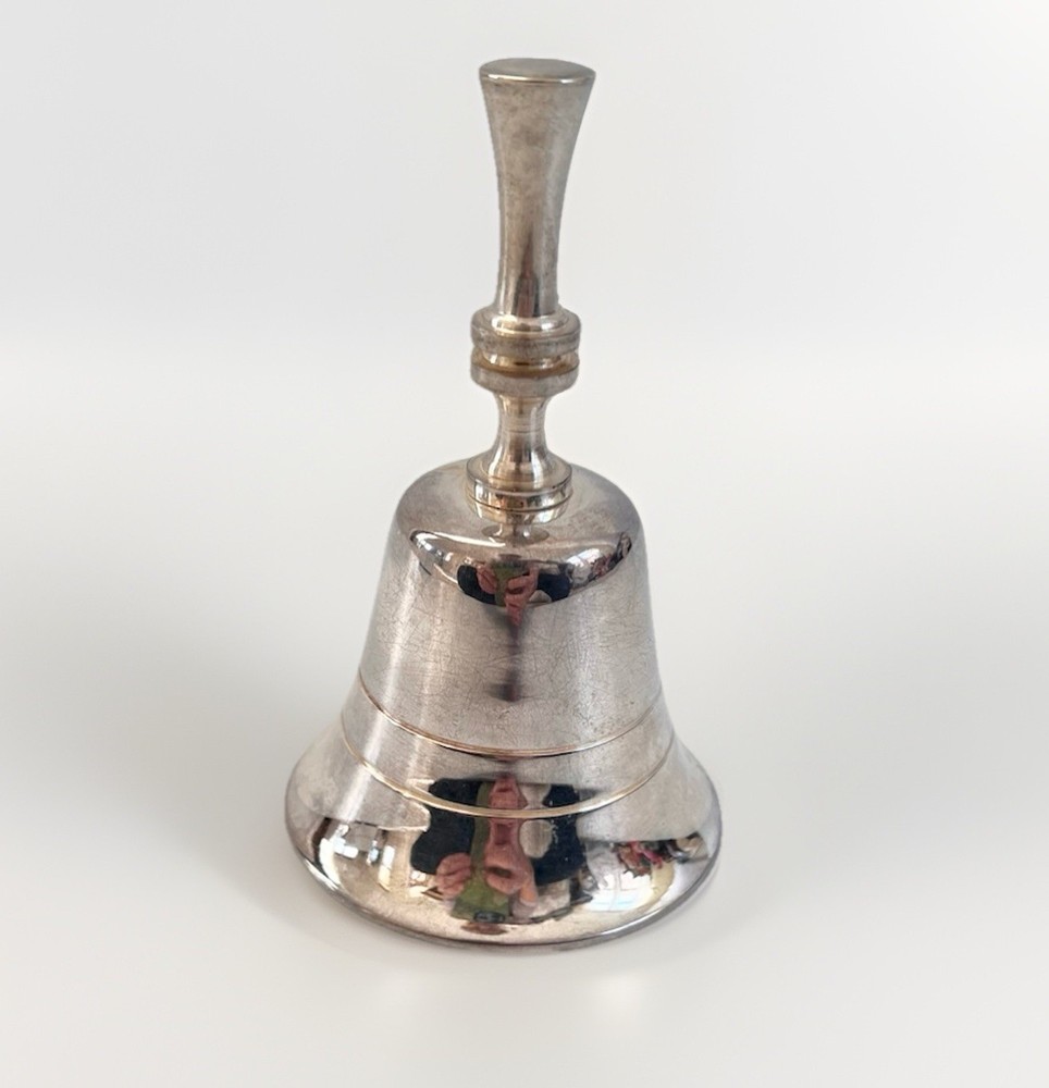 Vintage International Silver Company Silver Plated Tea Bell No. 0599 w/Box