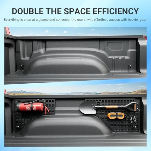 5.7FT Side Bed Molle Panel Compatible with 19-26 RAM 1500 Side Molle Panel