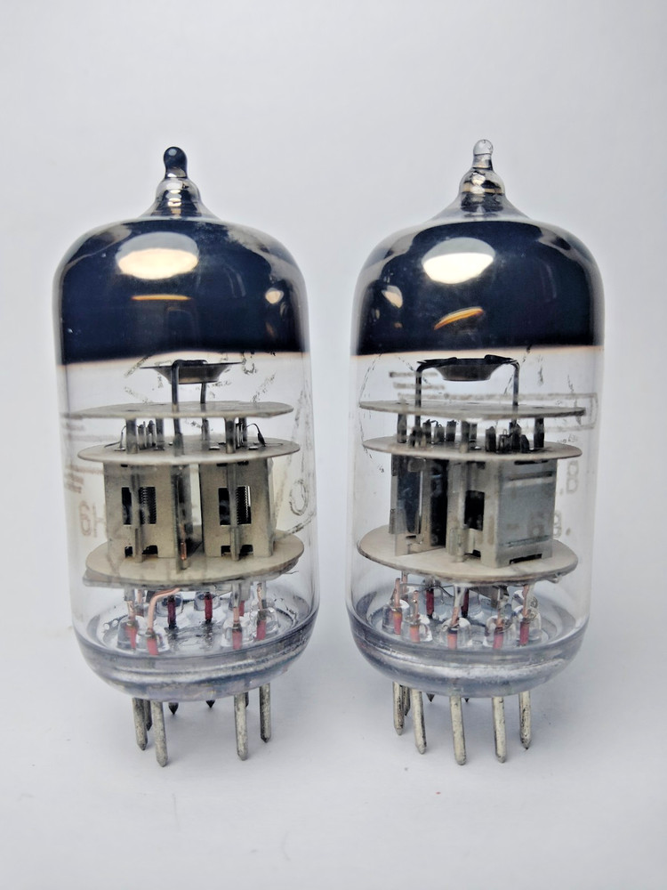 2 pcs NEW 6N2P-EV /12AX7/ECC83 / Triple Mica Voskhod tubes Matched Pair