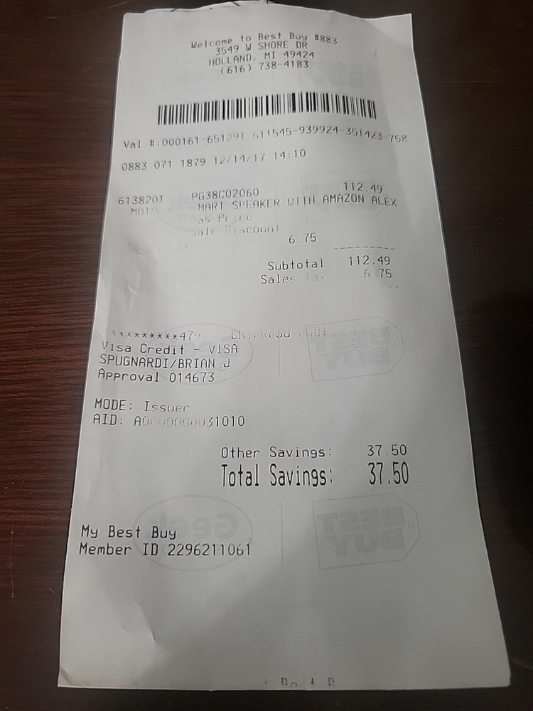 MotoZ Speaker Amazon Alexa