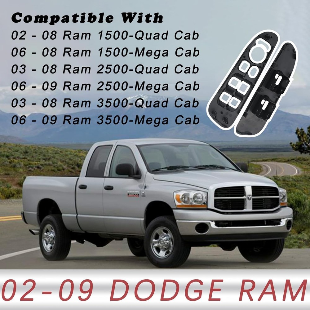 TQPONLY Door Window Switch Bezel,Front Driver and Passenger Side Compatible with