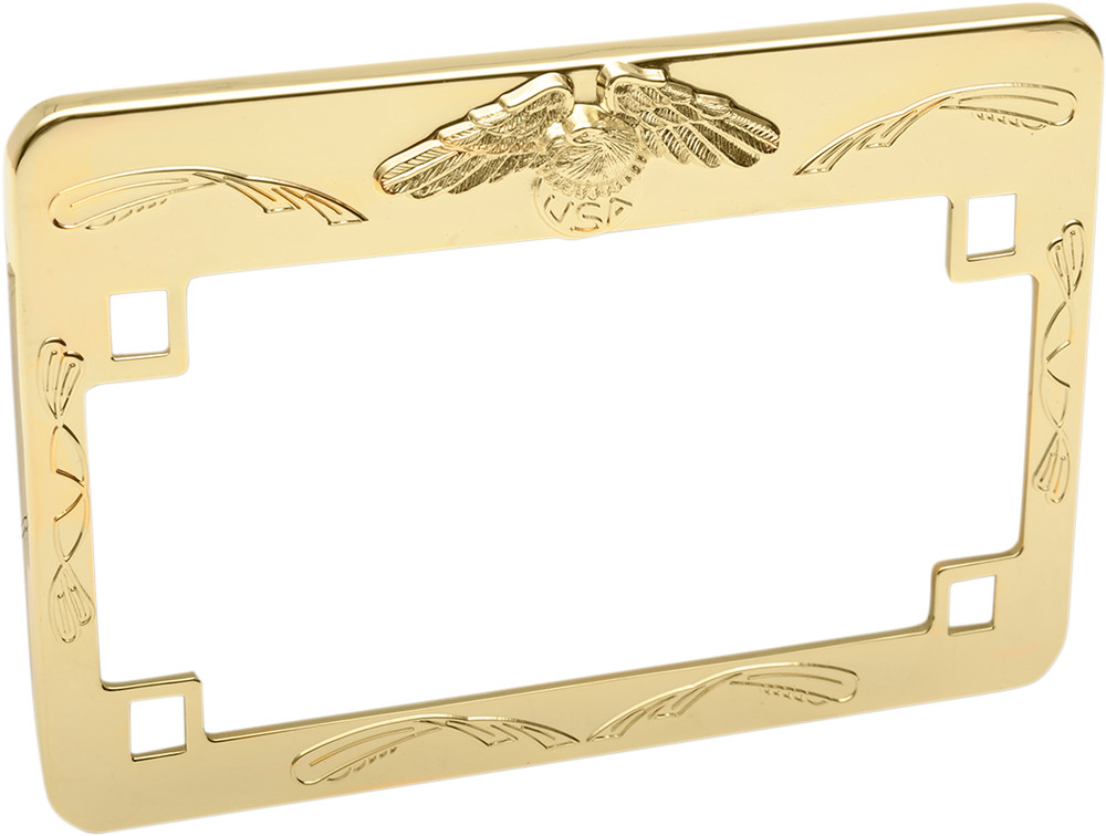 EMGO - 86-42650 - Eagle License Plate Frame - Gold