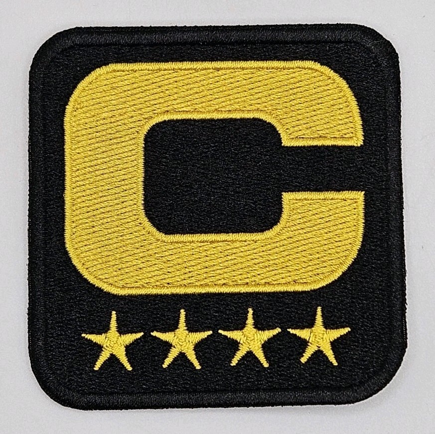 4-Star Captain C Patch Black Yellow Gold