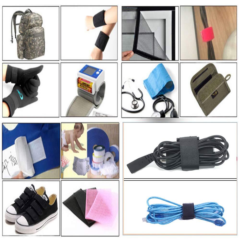 10 Pack Reusable Hook and Loop Cinch Straps Fastening Securing Straps