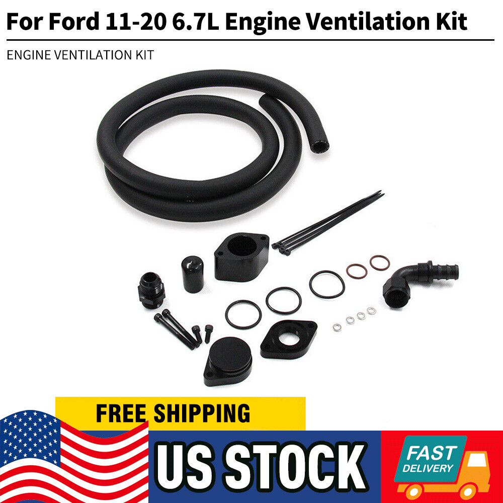 Engine Ventilations Kit for Ford 11-20 6.7L Powerstroke CCV PCV Replacement Set