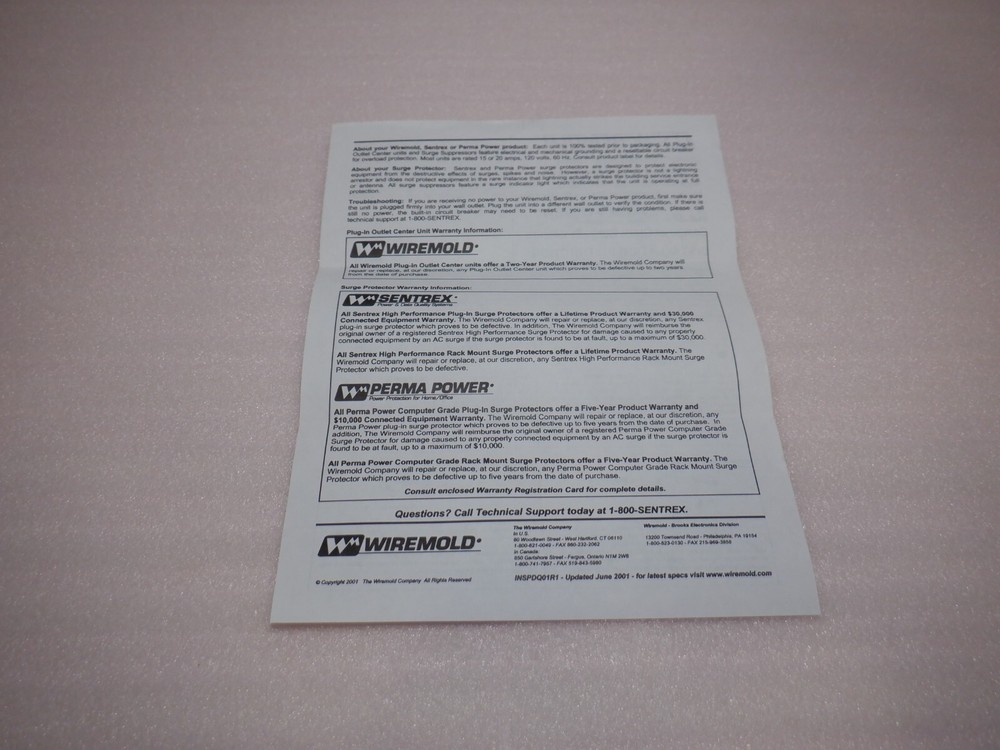 WIREMOLD J60B0B RELOCATABLE POWER TAP