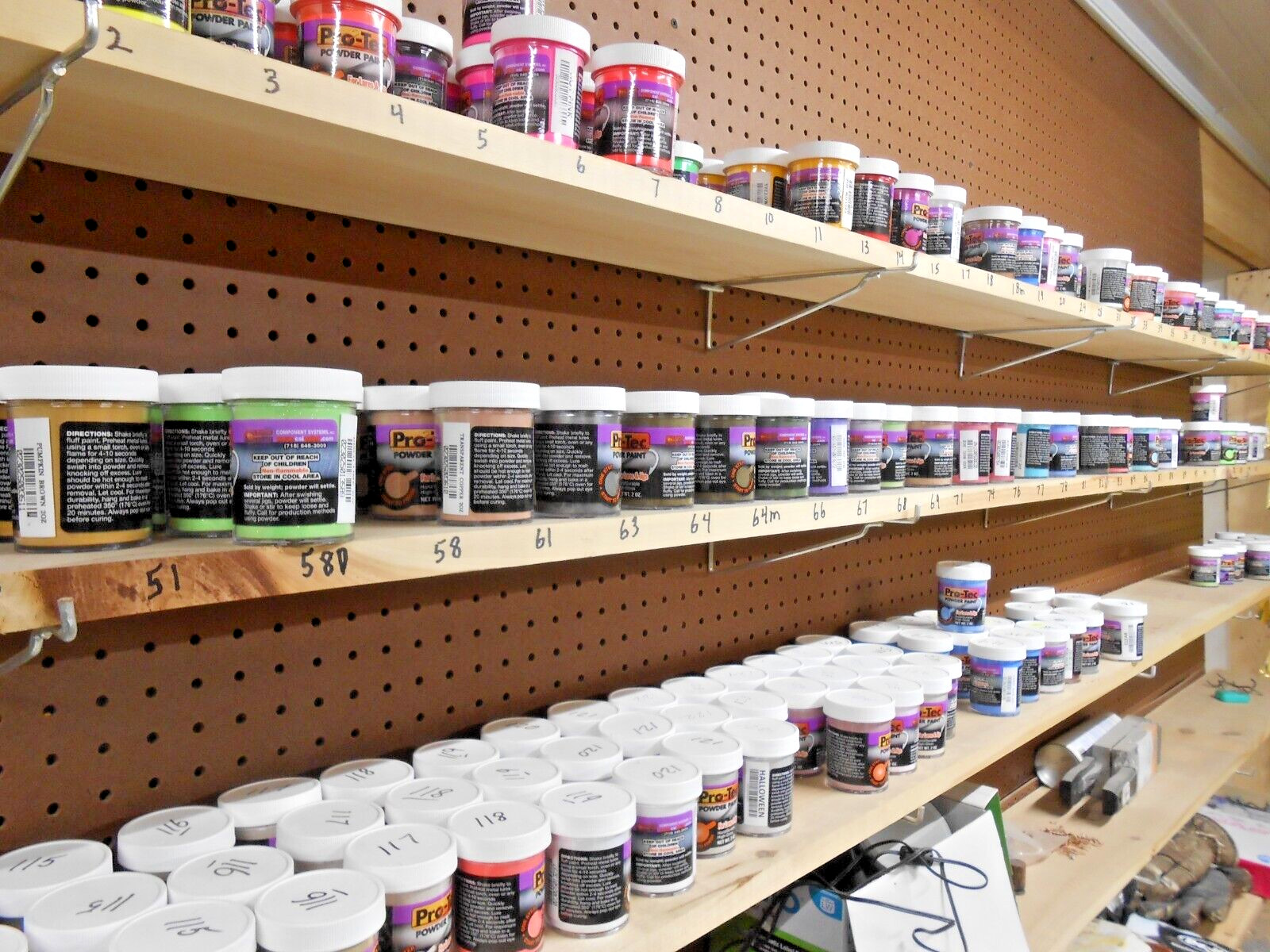 2 oz Jars Pro-Tec Powder Paint Ships for free @ $35.00