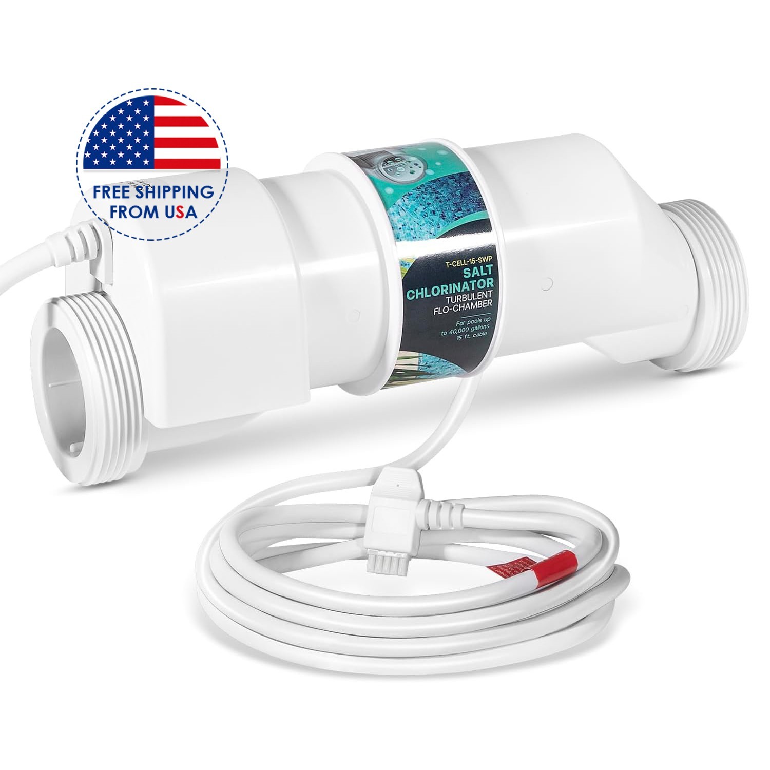 T-CELL-15-SWP Salt ChIorination Cell Replacement for Hayward TurboCell T-15