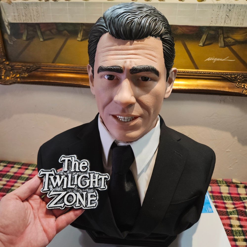 Twighlight zone Rod Serling bust horror sci fi