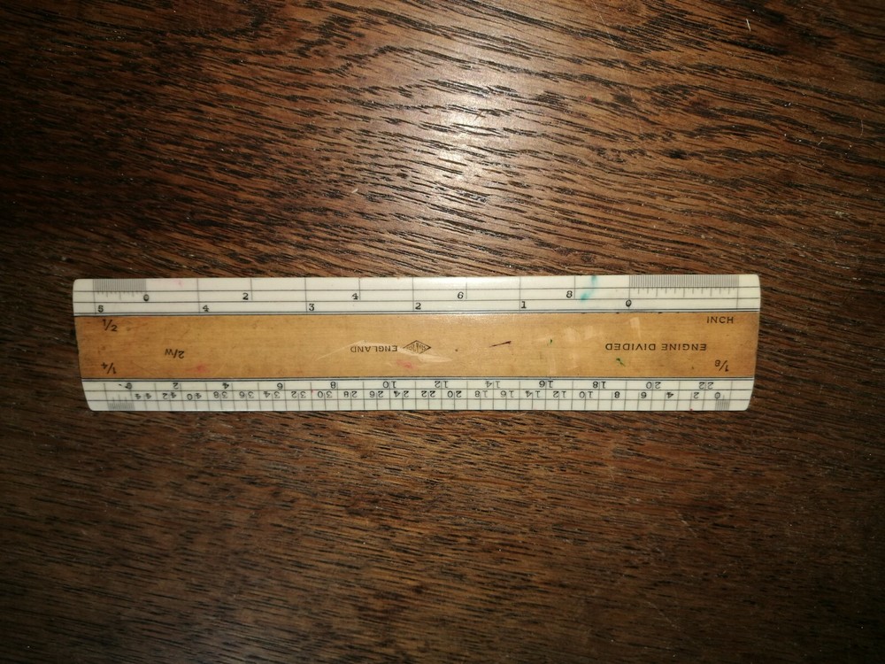 Vintage Simplon Divided Ruler in VGC