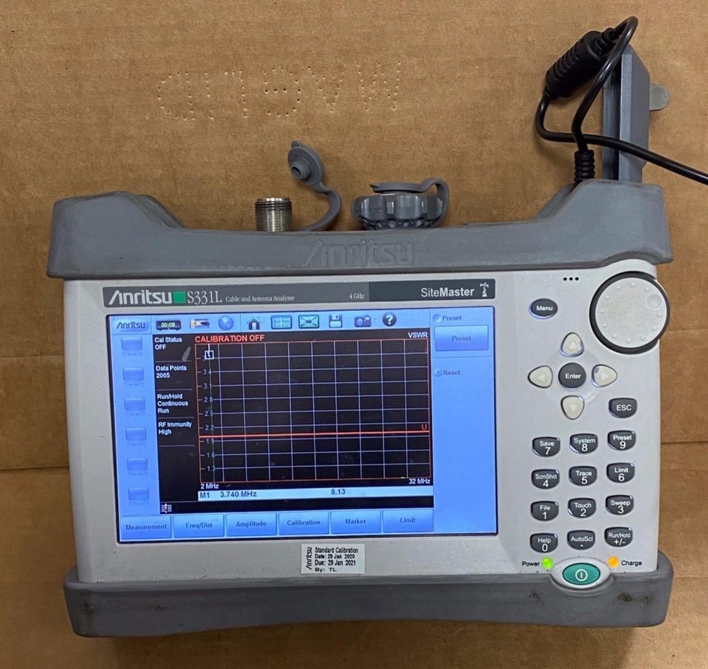 ANRITSU SITE MASTER S331L CABLE AND ANTENNA ANALYZER- USED.