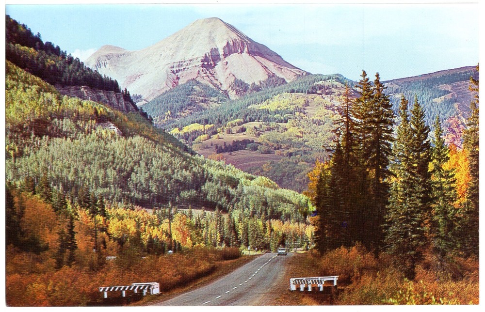 EENGINEER MOUNTAIN BETWEEN SILVERTON & DURANGO, CO - PC2737