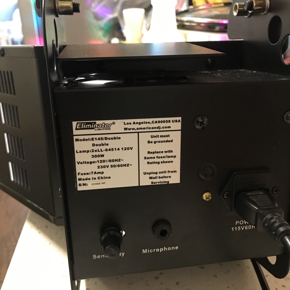 ELIMINATOR LIGHTING E145 ARRAY - Sound Controlled - Excellent Cond