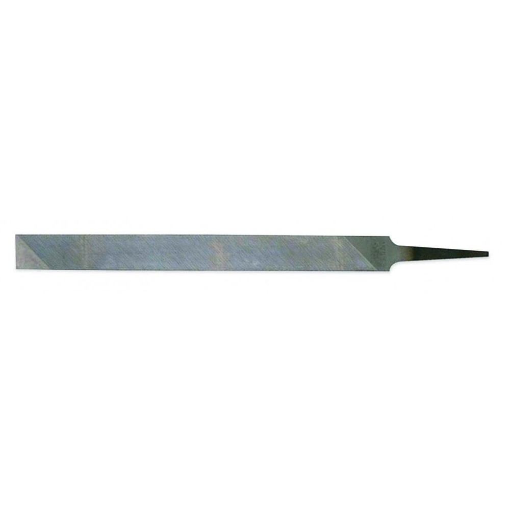 - 07851N Long Angle Lathe Hand File, American Pattern, Single Cut, Rectangula...