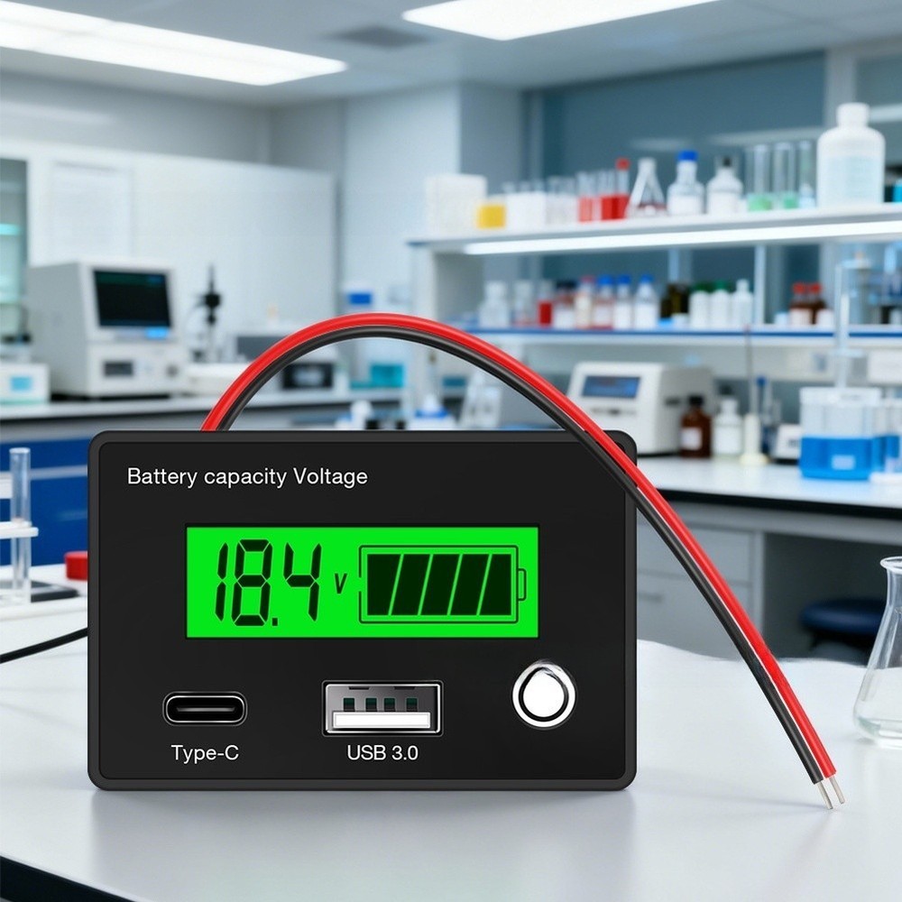 Battery Tester Battery Capacity Battery Capacity Reading ABS Material LCD Screen