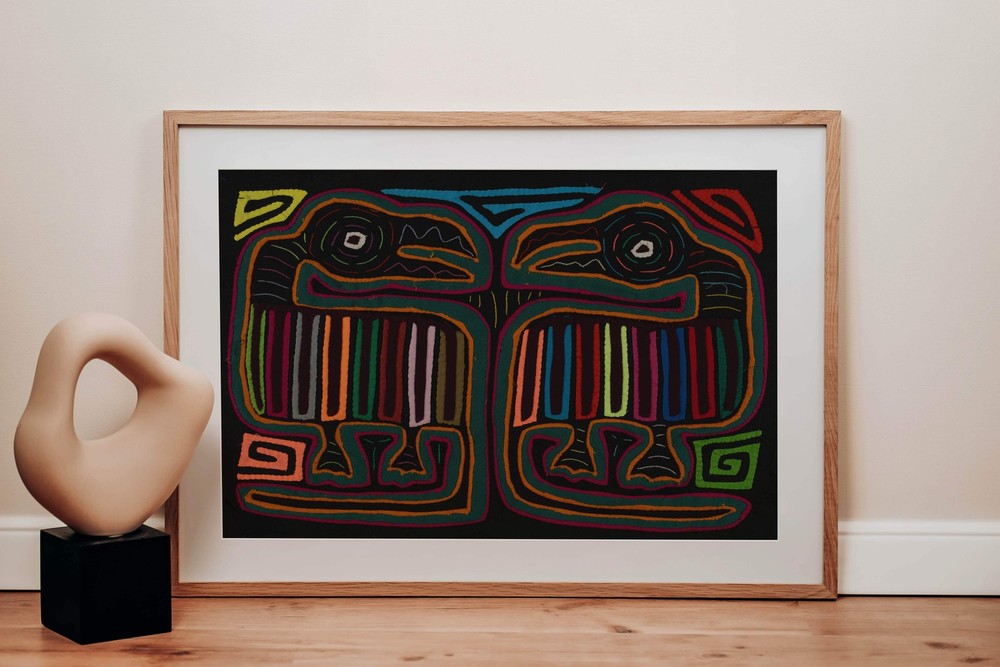 Classic Rainbow Colors Buzzard Bird Mola