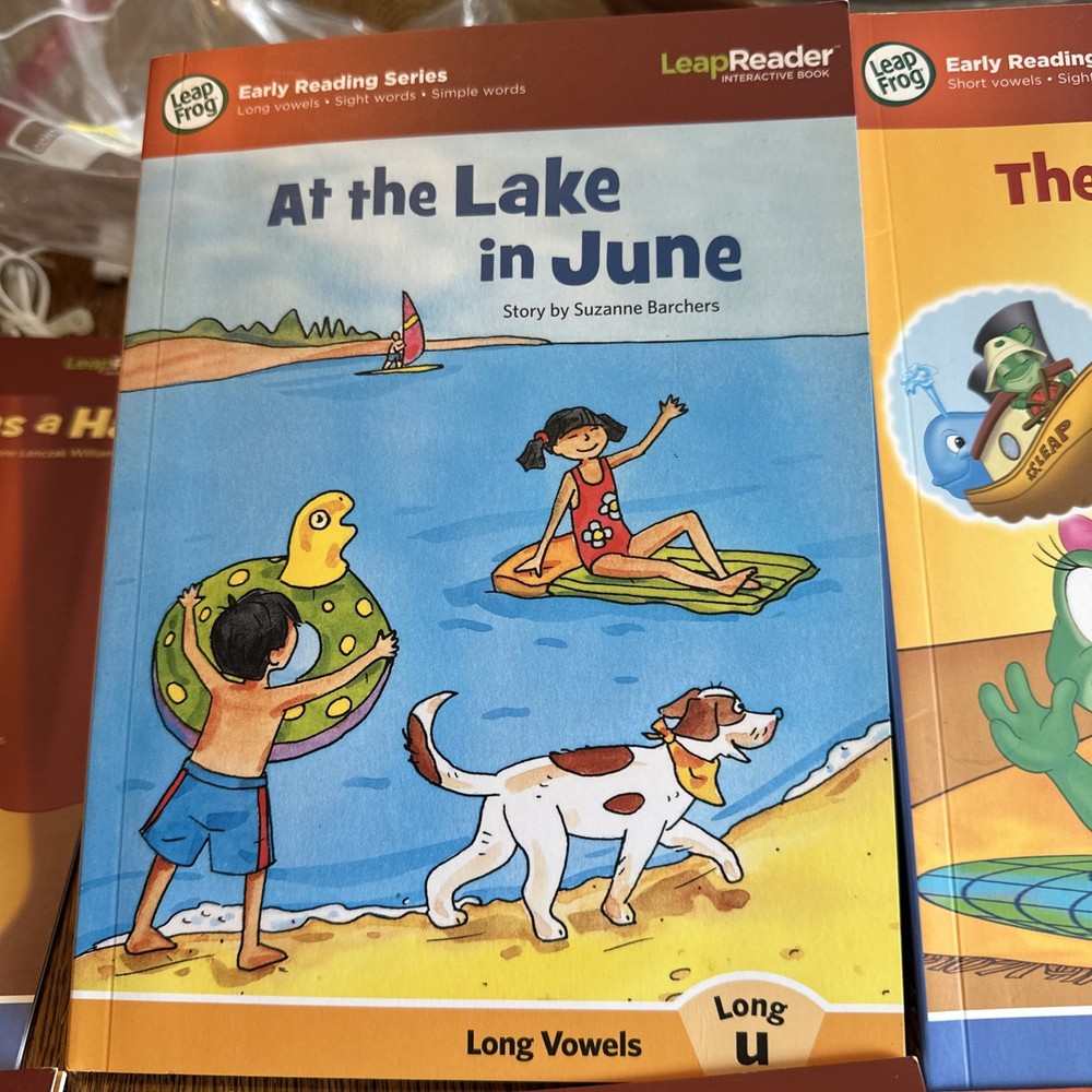 10 LeapFrog LeapReader Interactive Books Long & Short Vowels Reading Phonics