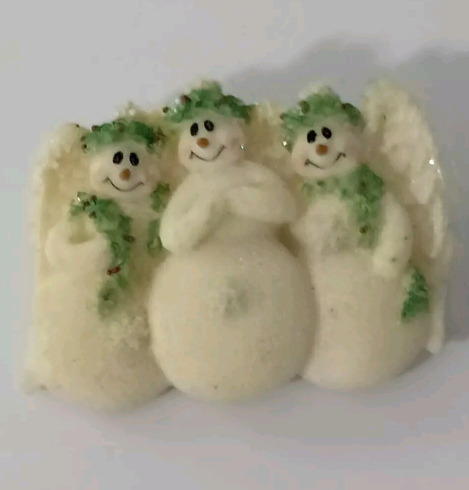Snowmen Angels Trio Pin Christman Holidays