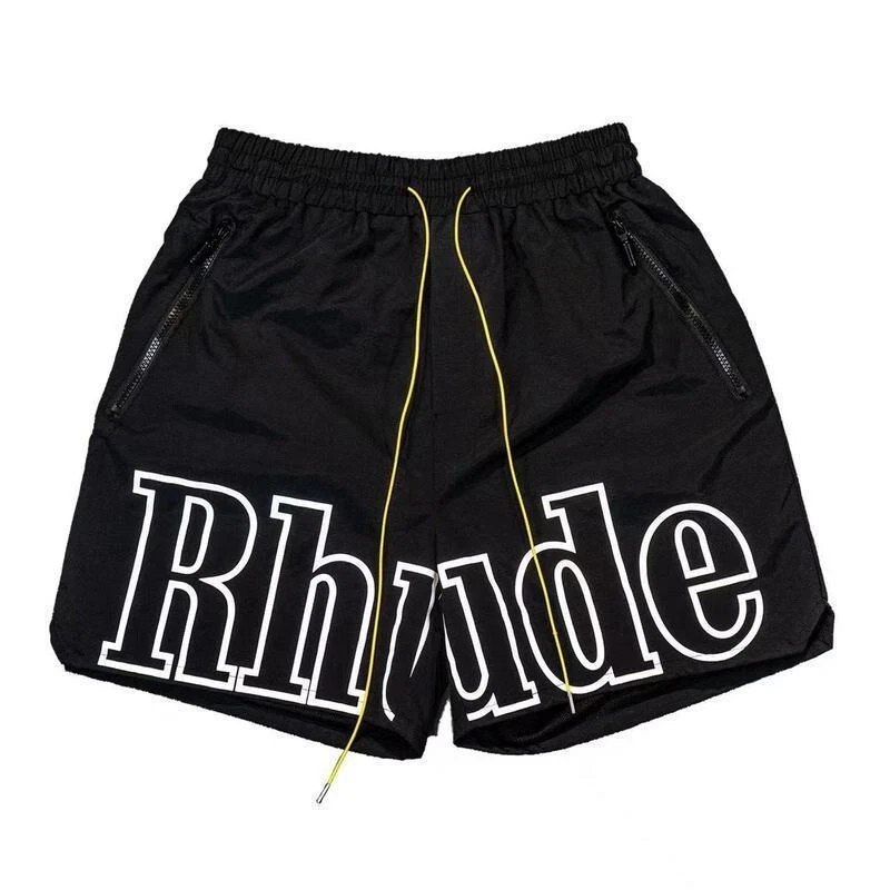 Men's Rhude Casual Basketball Shorts – Breathable Fabric Casual Shorts