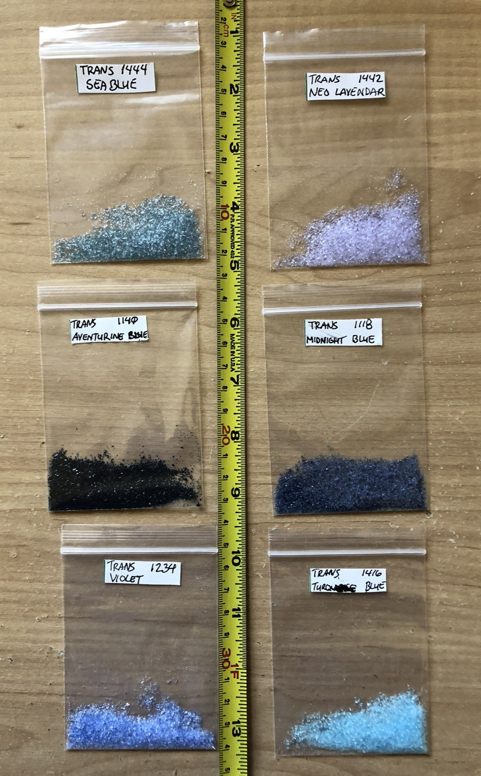 Bullseye COE90 Scrap Stringer-Confetti-Frit&More: Fusing Starter Mega Pack:Used