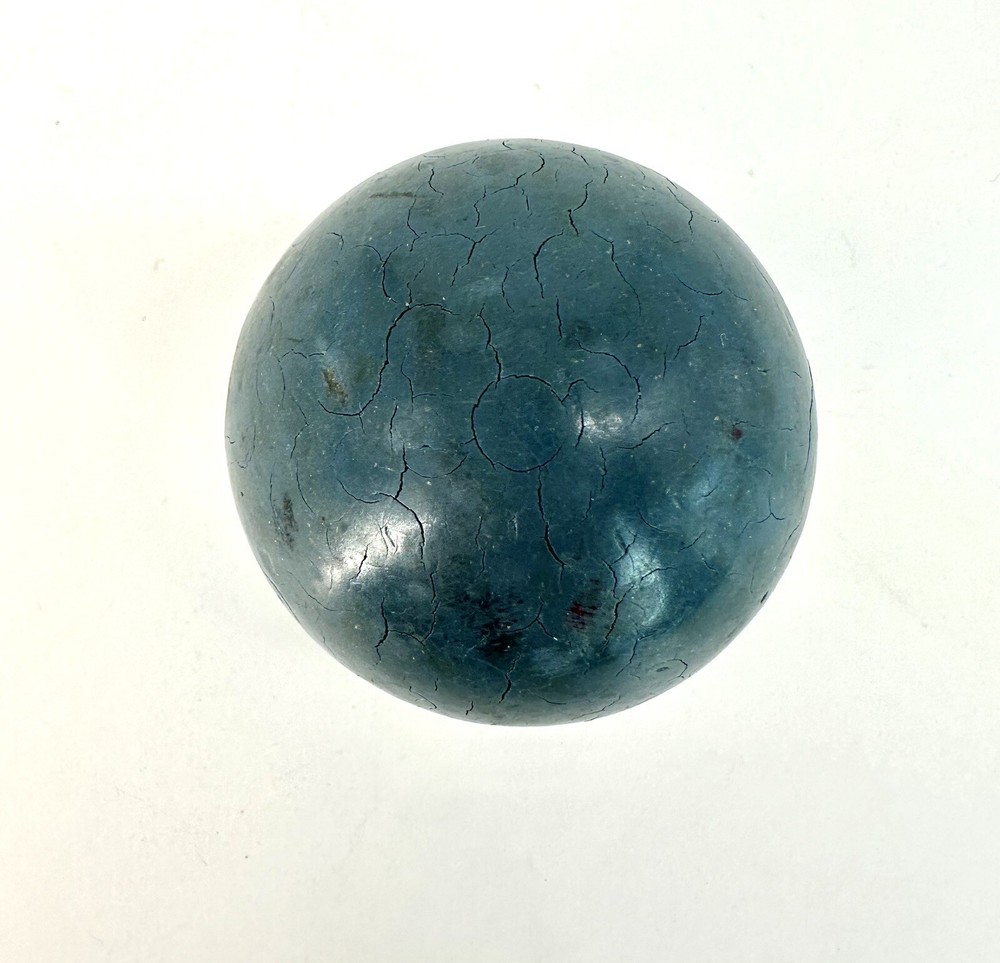 Vintage Clay #2 Solid Blue Pool Billiards Ball