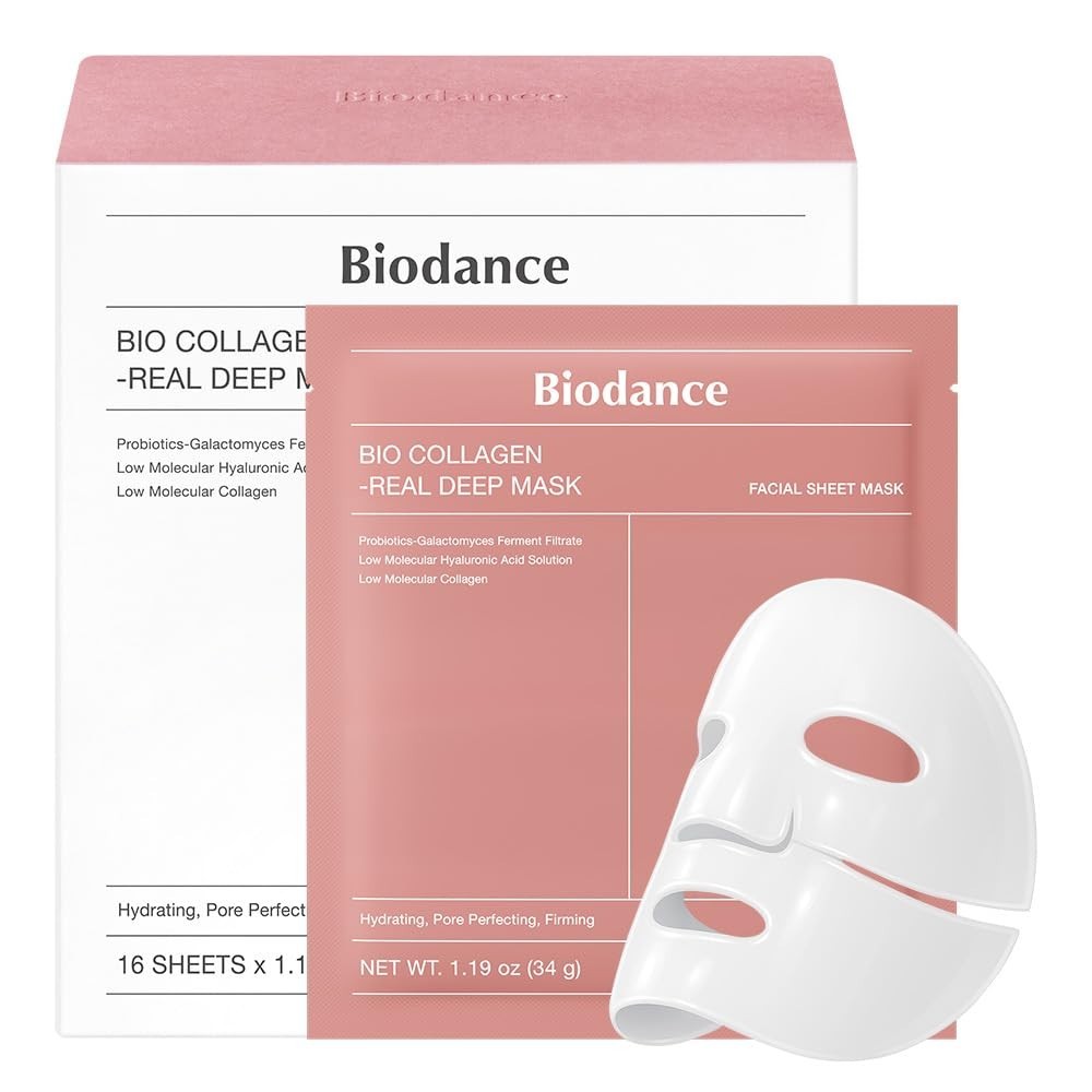 -Collagen Deep Mask 16-Sheet Set