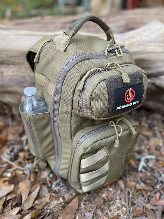 Roaring Fire Brushfire Tactical Backpack, Light FDE, 15.75x10.: RF-Backpack01-OD