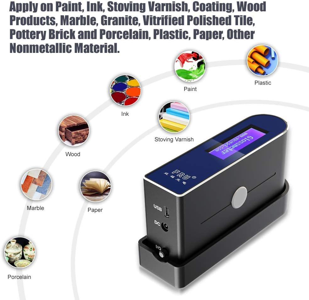 WG60 Precision Glossmeter 60 Degree Gloss Meter Projection Angle