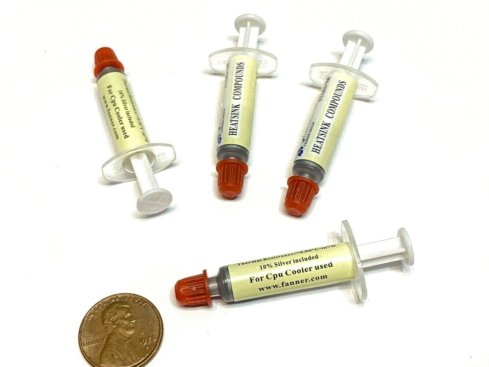 10 Pieces BXR Silver Thermal Grease CPU gpu Heatsink Compound Paste Syringe B24