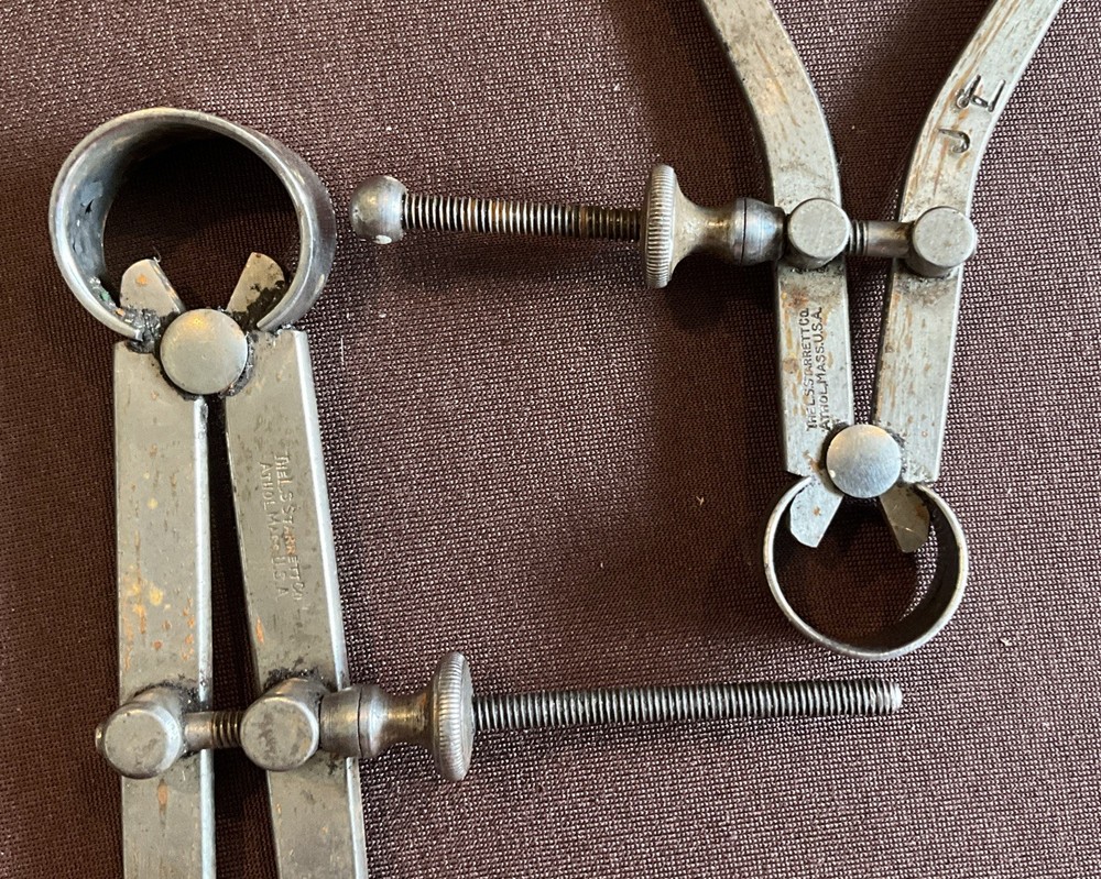 L.S. Starrett Calipers Inside & Outside