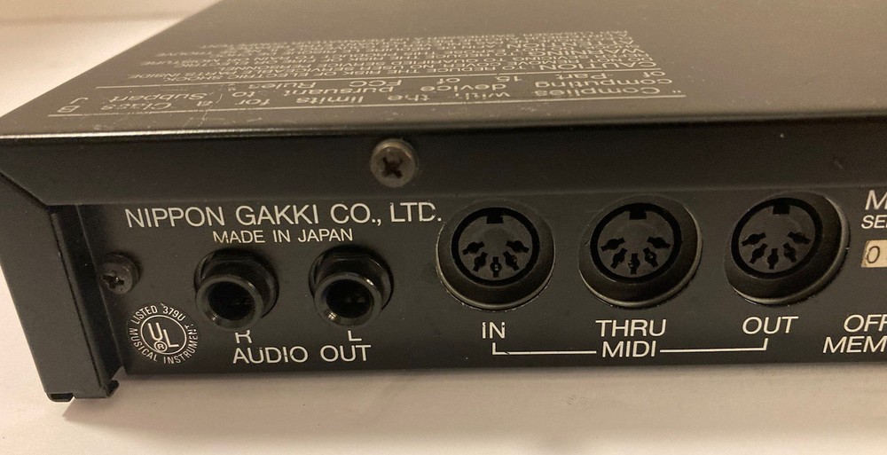 YAMAHA FB-01 FB01 FM Sound Generator Digital FM Synth Module