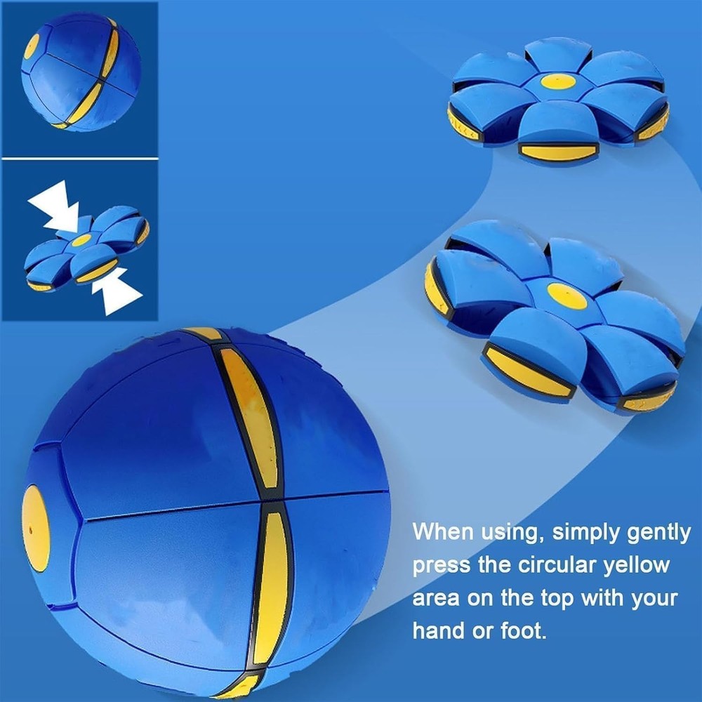 Magic Bouncing Ball, Freely Switchable Magic Meta Ball Toy with Lights