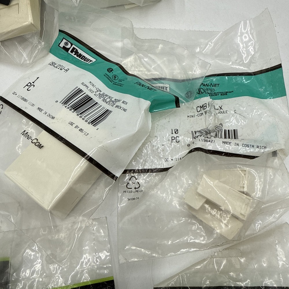 Panduit Ortronics LOT Mini-Com Frames Covers Plates Jacks