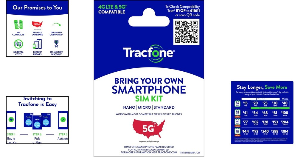 Universal Prepaid SIM Card Compatible with Most Phones