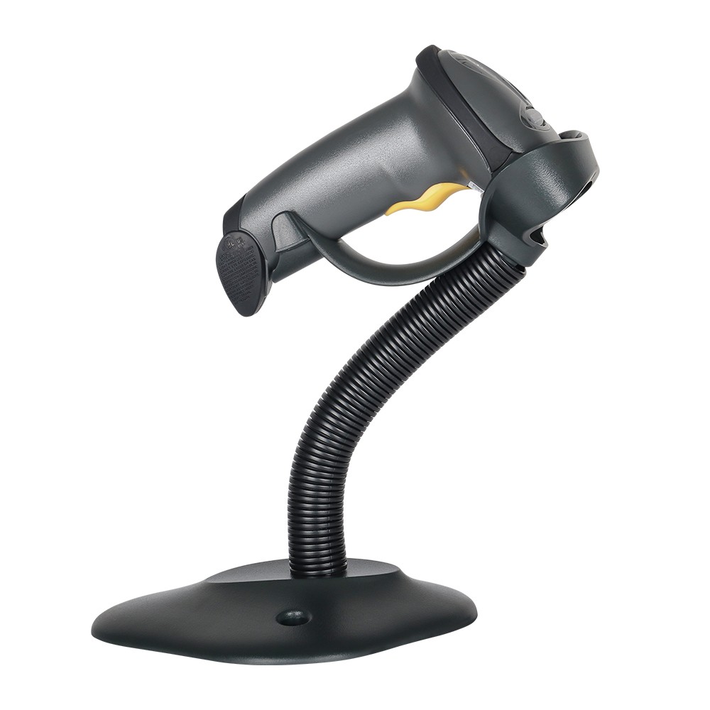 Zebra Symbol LS2208-SR20007R-NA Handheld Laser 1D Barcode Scanner with Stand