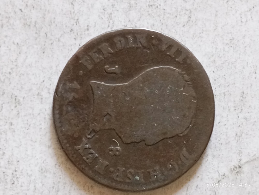 8 Maravedis 181. Ferdinand VII Mb/Bb