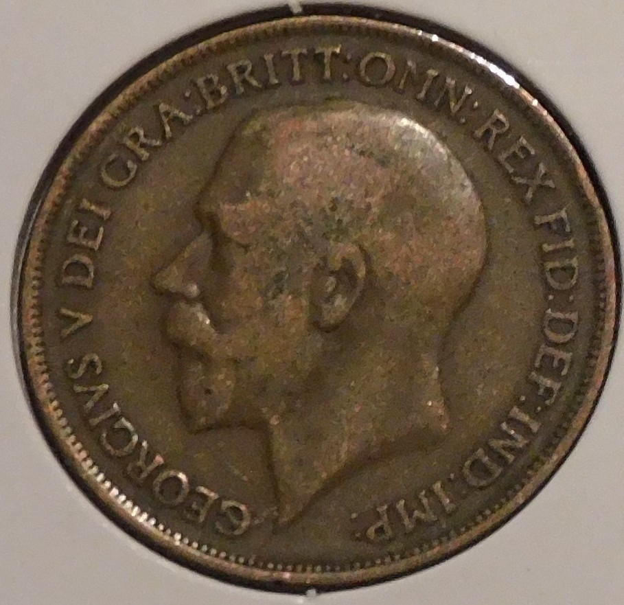 British Penny - 1914 - King George V